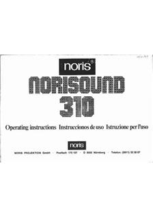 Noris Norisound 310 manual. Camera Instructions.